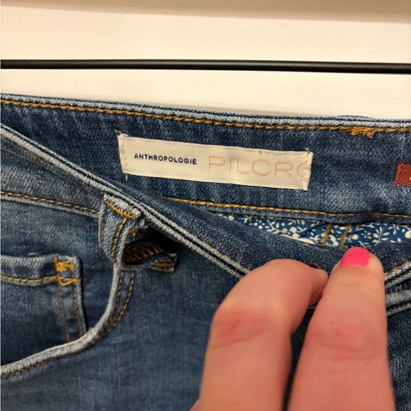 Anthropologie Distressed Blue Jean Shorts - Picture 5 of 7